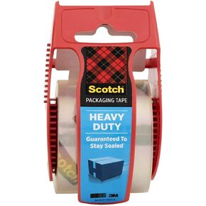 شريط التعبئة 142 Scotch 142 ، ث/موزع ، 2 بوصة x22.2 ياردة ، جوهر 1-1/2 بوصة ، واضح
