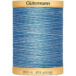 خيط القطن الطبيعي GUTRERMANN يتنوع 876 ياردة.