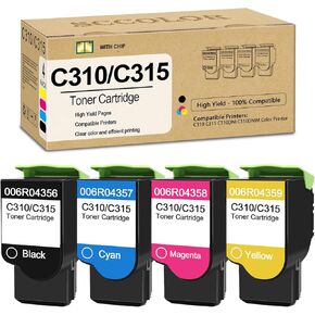 006R04356 006R04357 006R04358 006R04359 C315 C310 Toner Cartridge Replacement for Xerox C310 C315 C310DNI C310DNIM Color Printer