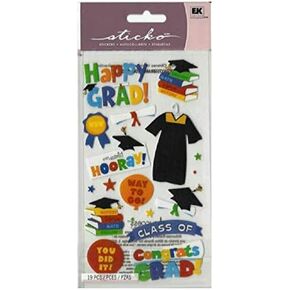EK Success Sticko Happy Graduation Stickers Class of of