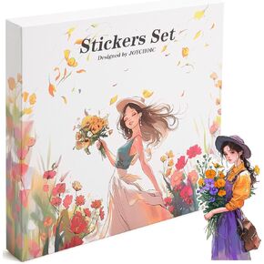 Scrapbook Stickers Set, 240Pcs People Sticker for Journaling and Scrapbooking, Junk Journal Supplies, Washi Materials, Women Girls Ladies Planner DIY Arts Craft