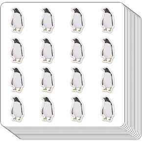 Penguin Planner Stickers, 0.5in Monthly Scrapbooking Kids DIY Arts Crafting 208-Pack