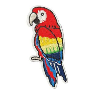 Hinihao 1 PC Macaw Animal Sticker Stick on/Iron On/Sew on Patch Chaking for Cloths و Backpack و Phonecases و Helmat و DIY Accessories