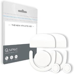 Speed-Type Gaming Mouse Skates PTFE Mouse feet for General Purpose Rounded Edge Mouse Feet for Improved Performance (PTFE 100%)