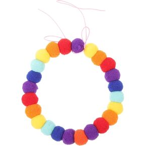Luozzy Dog Collar Pom pom ball juppy puppy قلادة قابلة للتعديل قلادة قلادة.