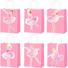 UMONI BALLERINA تفضل الأكياس 12 مساءً رقص باليه أكياس راقصة عيد ميلاد الباليه لوازم الباليه موضوع حقائب جيدة للرقص توتو ديكور استحمام الطفل