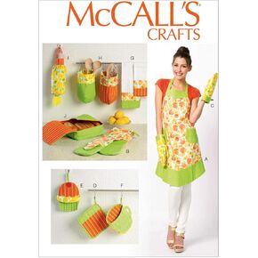 McCall's Ladies Easy Sewing Pattern 6978 Apron & Kitchen Accessories