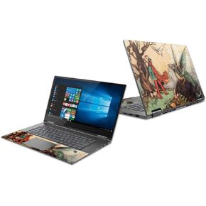 Skin Mayyskins متوافق مع Lenovo Yoga 730 15 "(2018) - حكاية التنين | الغلاف الواقي ، المتين ، والفريد من فريدة من نوعها