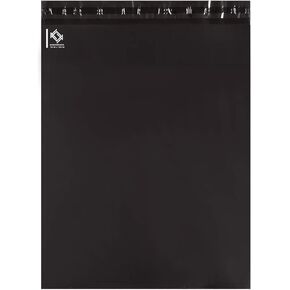 أكياس الشحن KKBESTPACK ، 12x15.5 POLY SELEDERS ، مواد شحن ختم لاصقة ، أكياس بريدية للملابس ، الكتب والاكسسوارات ، مقاومة للماء. (أسود ، 12x15.5 حزمة من 100)