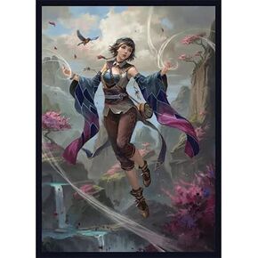 Izumi - Wind Mage - 100 TCG Card Sleeves (FN21S) - Fantasy North (Glossy)