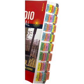 Book Tabs for ARRL Ham Radio License Manual 5th Edition. Laminated, Durable, Color-Coded Repositionable Tabs (Book not Inlcluded)