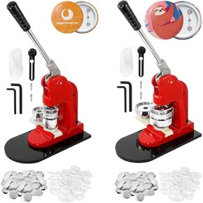 صانع زر Beamnova 32mm + صانع زر 58 مم + 1000 مجموعة من مستلزمات زر 32 مم + 1000 مجموعة من مستلزمات زر 58 مم