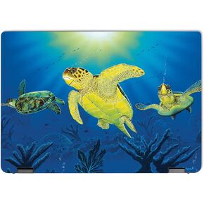 MightySkins Skin Compatible with Lenovo IdeaPad Flex 5 16" (2022) Full Wrap Kit - Turtle Dreams | Protective, Durable, and Unique Vinyl Decal wrap Cover | Easy to Apply | Made in The USA
