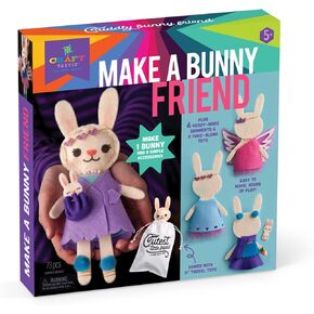 Craft-tastic-Make a Friend Unicorn-Mini Mining Leuing Kit ، Arts and Crafts ، Kids Crafts ، Craft Kit Makes Suiteries Easy to Sewal مع إكسسوارات وحمل سفر إضافي شملت الأعمار 6+