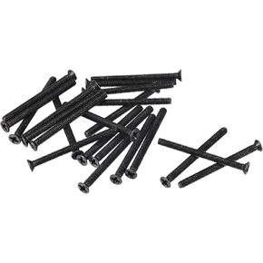 uxcell M4 x 8mm Phillips Screw Fastener Black for Laptop PC TV Fan Switch 200pcs in Kuwait