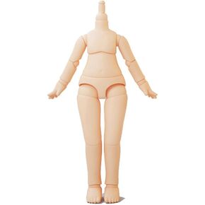 10cm Doll Body 1/12 Ymy PVC Body for GSC ، STO ، 1/21 BJD Doll Head متحركة دمى مشتركة كروية شخصية فتيات الفتيات (2G-Sakura Pink)