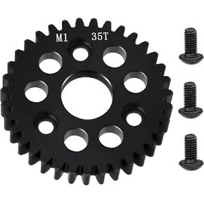 RC M1 31T 32T 33T 35T 38T 39T Spur Gear Carbon Steel Hardened Steel Upgrades Main Gear Suitable for HPI Tra-xxas Arrma RC Car (38T)