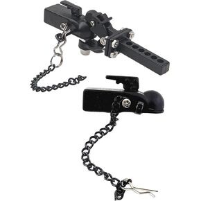 Metal RC Trail Trail Hitch Trailer Hook & Simulation M3 Ball Buckle Link Component & Metal Hitch Trailer Hook Ball Simulation Component