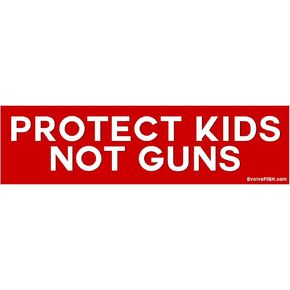 Evolvefish Protect Kids Net Puns Pumper Sticker - [11 "× 3"]