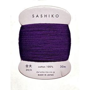 موضوع Sashiko - داروما - الوزن المتوسط/العادي - بطاقات 30M (Regal Purple # 223)