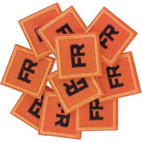 10PCS FR Lron-on Patches are Ideal for A Variety of Applications, Including Clothing, Jeans, Backpacks, and Hats.（Blue and White）