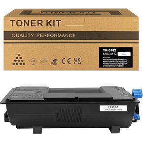 TK3162 TK-3162 TK 3162 1T02T90US0 Toner Cartridge Black Compatible for Kyocera ECOSYS P3145dn P3150dn M3145idn M3645dn M3645idn P3045dn P3050dn P3055dn P3155dn P3060dn P3260dn Printers