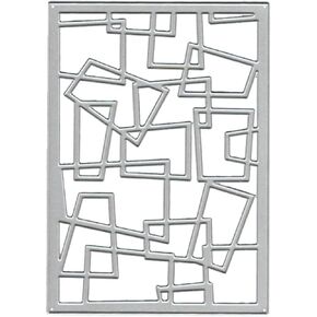 yanzhang Cutting Dies for Card Making Long Rectangular Strip Background Die Cuts Slimline Edge Embossing Template for Scrapbooking Paper Crafting Album Decor
