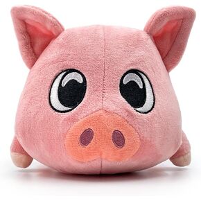 Youtooz Piggy Plush Boots Stickie 6" Inch, Super Soft Piggy Made from 100% PP-Cotton Plush Collection