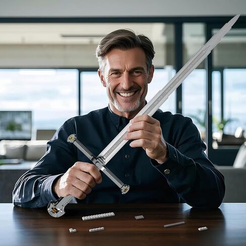 Sword Building Sets for Adults, Cool The Sword of The Masters 99014, Collectible Build and Display Model, Anime-Style Cosplay Toy Sword, Gifts for Classic Game Fans Boys Girls 14+ (820 PCS) in Kuwait