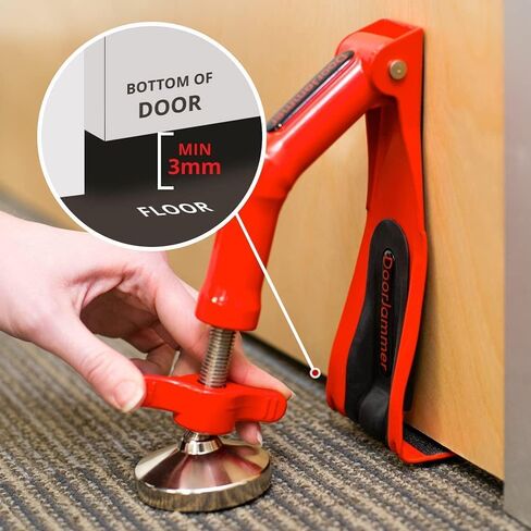 Portable Door Lock Brace for Home Security and Personal Protection (DJ4LD – Lockdown (XL Edition)) 2PACK in Saudi Arabia