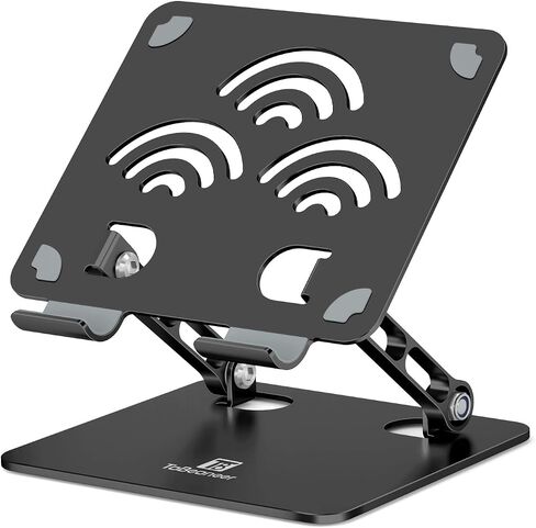Tablet Stand, Adjustable Tablet Holder for Desk – Premium Aluminum, Portable Holder for iPads, Kindle, Switch, and Smartphones, Fits 4-12" Devices (Silver, Pro Size) in Kuwait