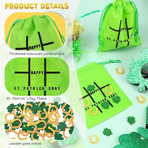 Sotiff 24 Sets Smore Tic Tac Toe Games with Drawstring Bags Marshmallow Party Favors for Summer VBS Goodie Bags Stuffers Classroom Exchange Gifts Carnival Prizes Birthday Favors in Saudi Arabia