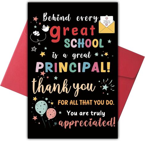 Principal Appreciation Card, Principal Day Gift for Men Woman, Gift for Principal’s Day or End of School Year in Kuwait
