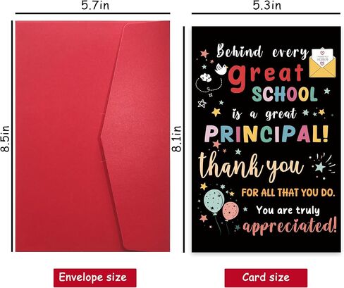 Principal Appreciation Card, Principal Day Gift for Men Woman, Gift for Principal’s Day or End of School Year in Kuwait