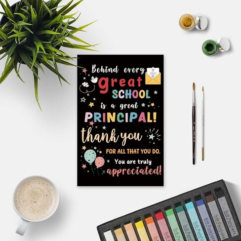 Principal Appreciation Card, Principal Day Gift for Men Woman, Gift for Principal’s Day or End of School Year in Kuwait