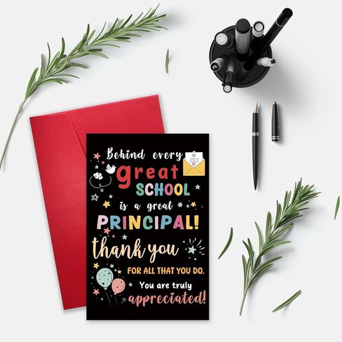 Principal Appreciation Card, Principal Day Gift for Men Woman, Gift for Principal’s Day or End of School Year in Kuwait