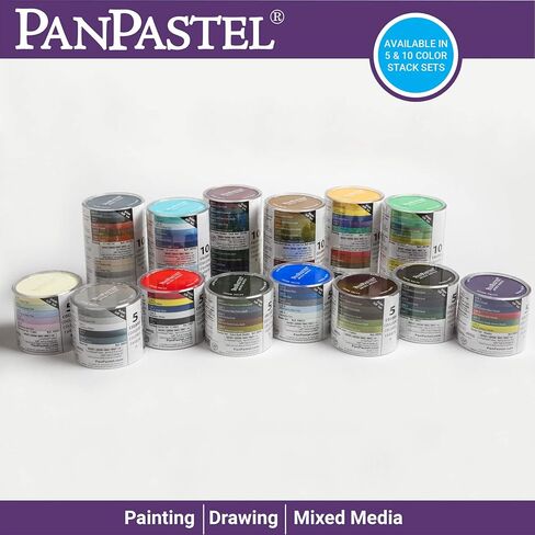 PanPastel Artist Pastels by GOLDEN, Seascape Set, 10 Color, Professional Artist Pastels, Unique Pan Format (cake-like) in Saudi Arabia