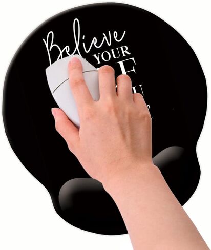 Bible Quote Mouse pad, The Lord is Near to All Who Call On Him - Psalm 145:18 Mousepad, Watercolor Floral Mousepad with Wrist Support, Cute Wrist Pad for Computer.… in Saudi Arabia