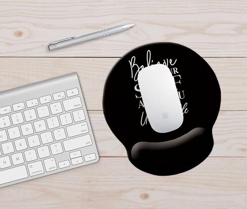 Bible Quote Mouse pad, The Lord is Near to All Who Call On Him - Psalm 145:18 Mousepad, Watercolor Floral Mousepad with Wrist Support, Cute Wrist Pad for Computer.… in Saudi Arabia