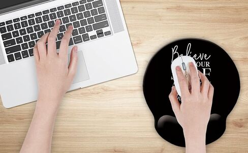 Bible Quote Mouse pad, The Lord is Near to All Who Call On Him - Psalm 145:18 Mousepad, Watercolor Floral Mousepad with Wrist Support, Cute Wrist Pad for Computer.… in Saudi Arabia