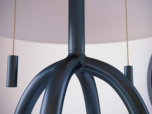 Kenroy Home Modern Floor Lamp ,61.5 Inch Height, 20 Inch Diameter with Oil Rubbed Bronze Finish in Saudi Arabia