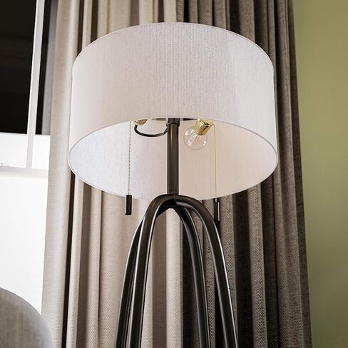 Kenroy Home Modern Floor Lamp ,61.5 Inch Height, 20 Inch Diameter with Oil Rubbed Bronze Finish in Saudi Arabia