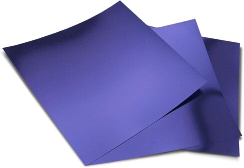 Hygloss Products Metallic Foil Board Sheets - 12 x 12 Inches – Purple, 10 Pack in Saudi Arabia