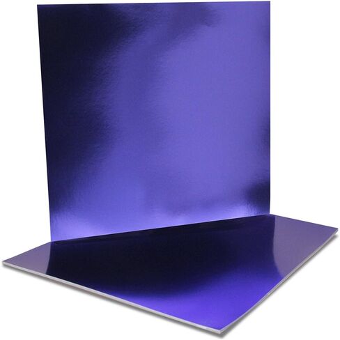 Hygloss Products Metallic Foil Board Sheets - 12 x 12 Inches – Purple, 10 Pack in Saudi Arabia