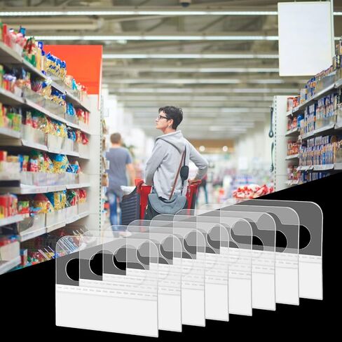 Litoexpe 1-3/8" x 1-13/16" Sticky Hanging Tabs, 200 Pieces Clear Slot Hole Hang Tags Strong Self Adhesive Hang Tabs for Store Retail Display in Saudi Arabia