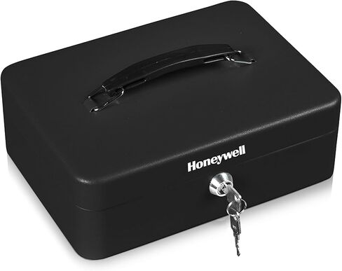 Honeywell Safes & Door Locks 6112TL Standard Steel Cash Box with Key Lock, Teal in Kuwait