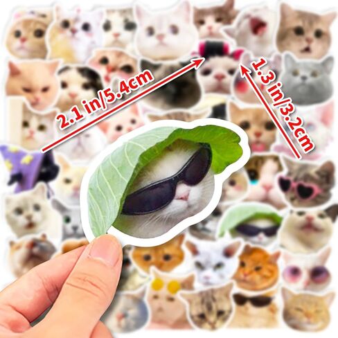 100 pcs Cute Pet Stickers & Decals - Adorable Cats & Dogs, Kawaii Patterns, Vinyl Waterproof for Tumblers, Journals, Phone Cases, Great for Kids, Teens & Animal Lovers in Kuwait