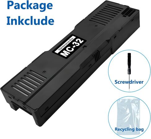 MC-32 Maintenance Cartridge Replacement for Canon Imageprograf TC-20 TC-20M TC-5200 TC-5200M, Upgraded MC32 Ink Maintenance Box Ink Waste Tank in Saudi Arabia