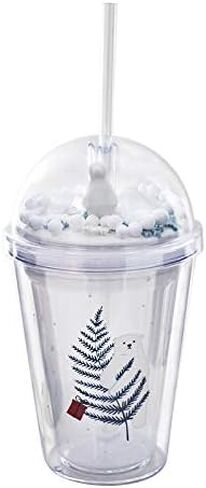 Cat Drink Cups with Straw Travel Tumblers Cups Cartoon Party Cup Ice Coffee Mug Water Bottle Birthday Gift (pink cat, 430ml cat) in Saudi Arabia