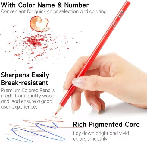 Shuttle Art 288 PCS Colored Pencils Bulk, 12 Assorted Colors, Pre-sharpened Colored Pencils for Kids with Sharpeners, Bulk Pack School Supplies for Teachers & Students in Kuwait